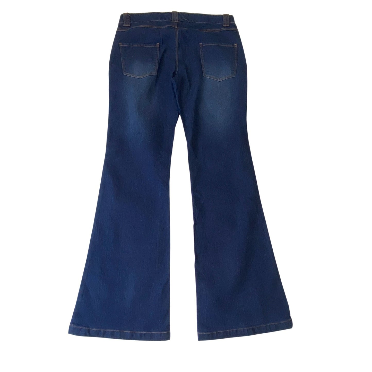 Belly Beautiful Jeans Womens Medium W31 L32 Blue Denim Bootcut Comfort Fit