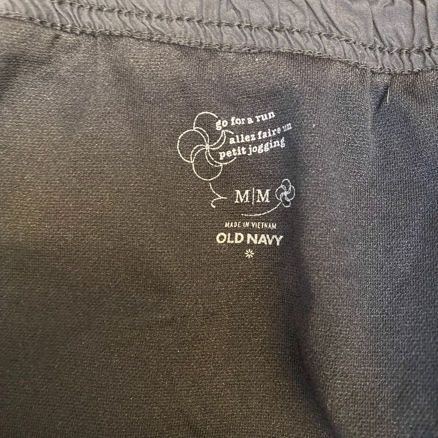 Running Sprinter Shorts Womens Medium Black Athletic Gym Training Dolphin Hem