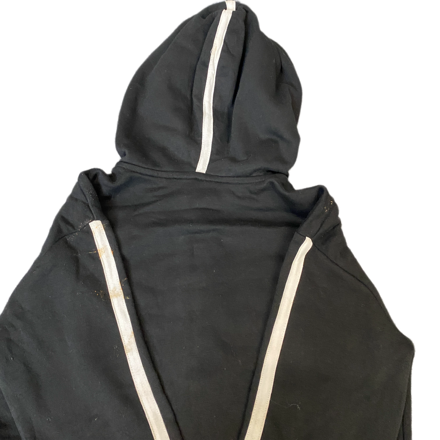 PUMA Hoodie Boys XS Black Spell Out Logo Fleece Lined Long Sleeve Full Zipper