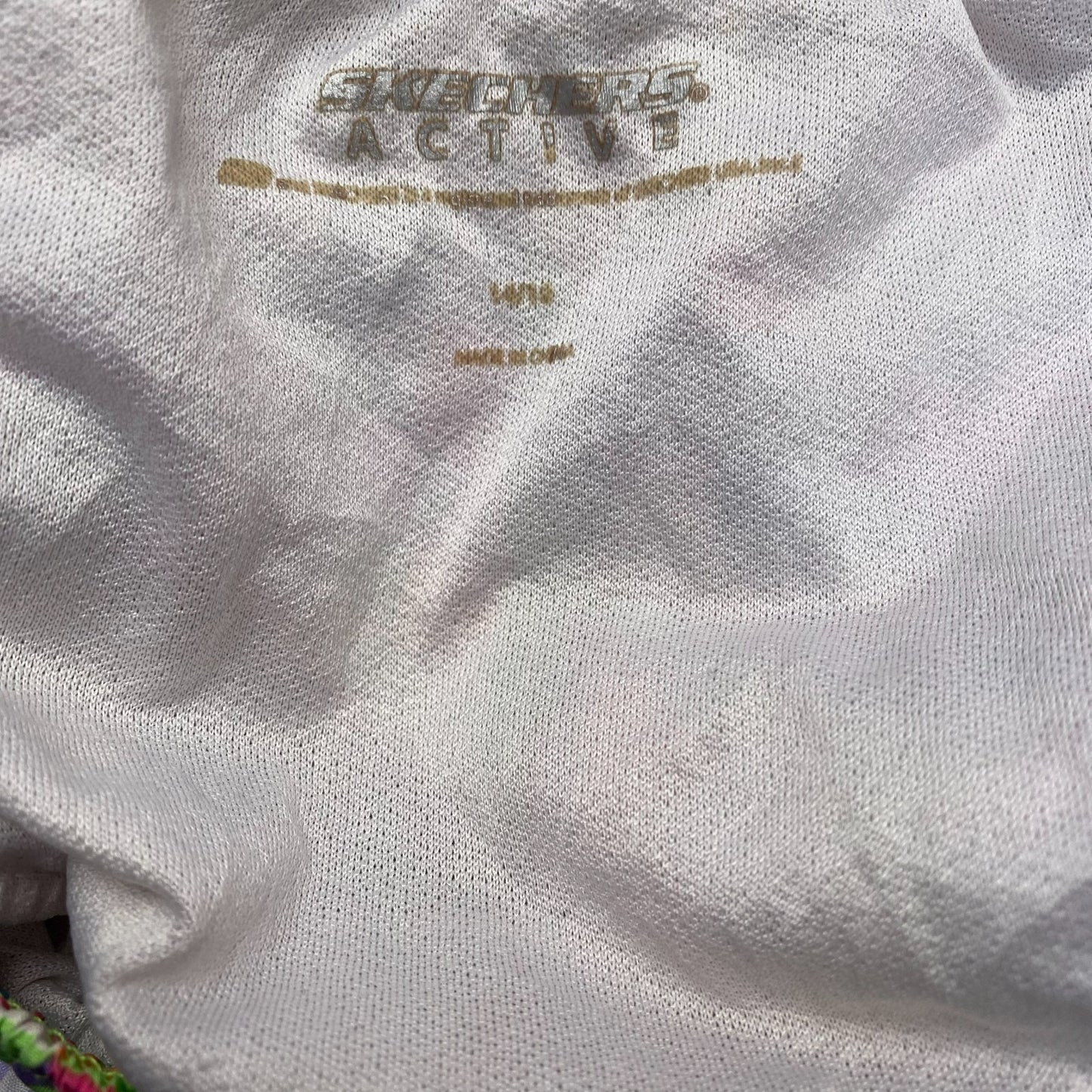 Active Running Shorts Girls 24W Multicoloured Geometric Athletic Elastic Waist