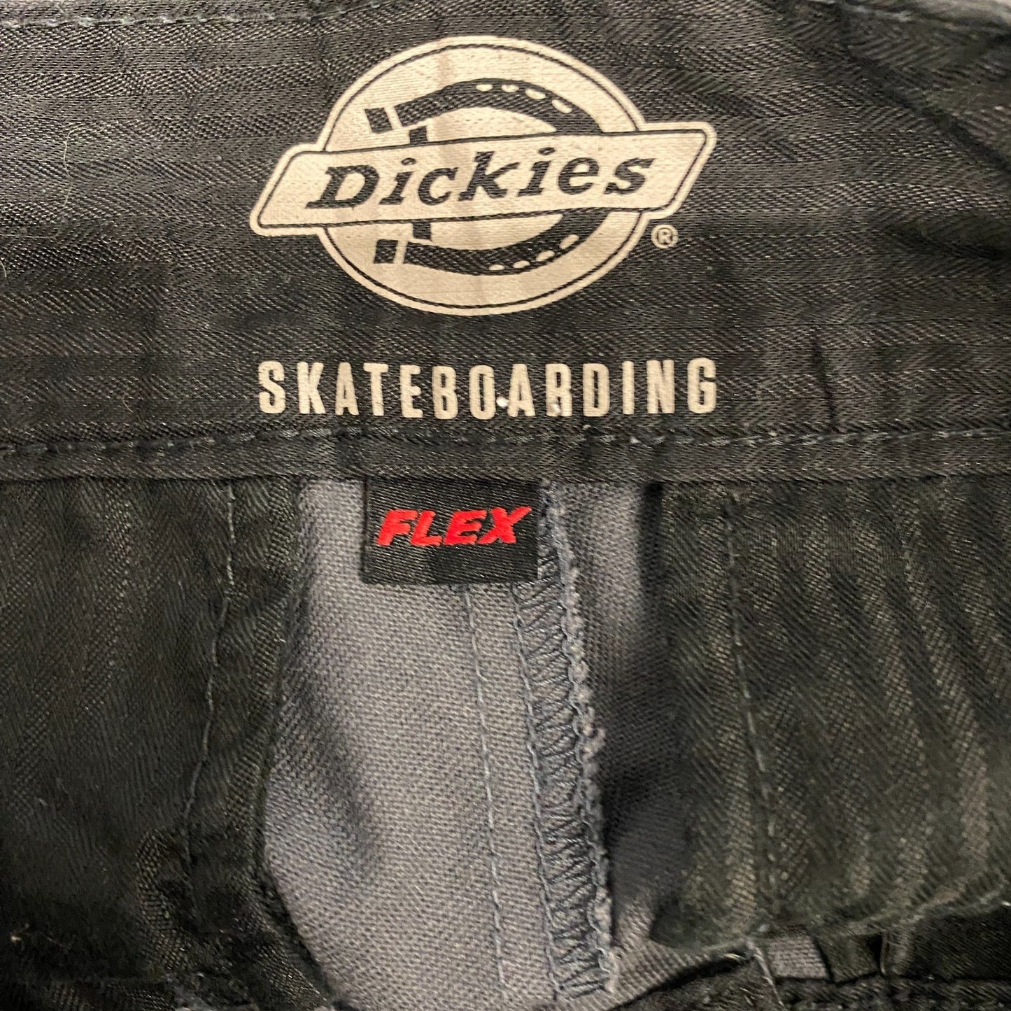 Dickies Flex Skateboarding Pants Womens Small Grey Twill Workwear Regular Fit