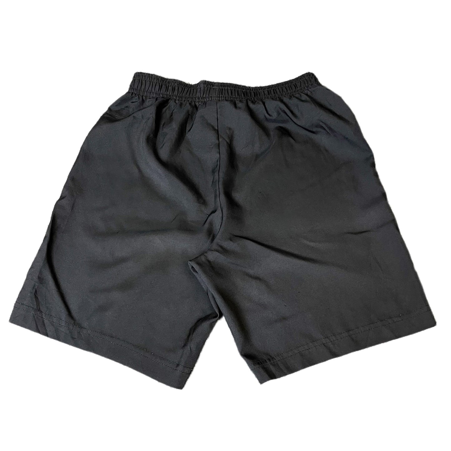 Nike Athletic Shorts Fits as Men XS 22" Waist Black White Performance Drawstring