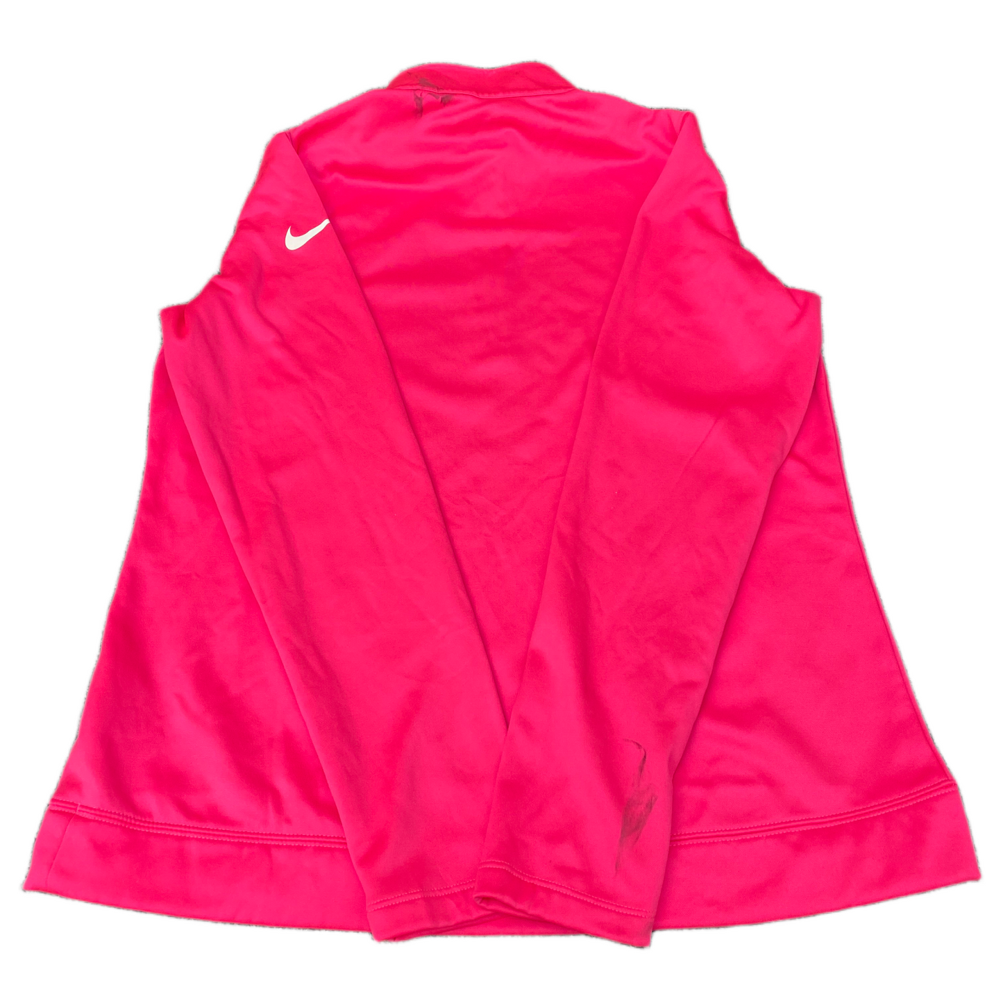Nike Golf 1/4 Zip Pullover Womens Medium Pink Dri-Fit Athleisure Activewear Top