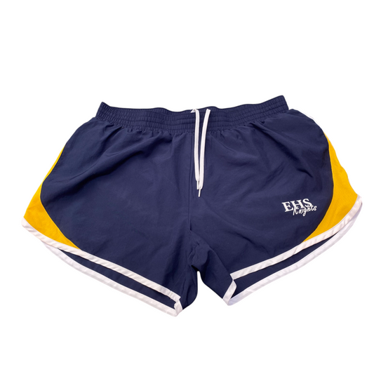 TMU Augusta Sportswear Shorts Womens L Blue Elastic Waist Drawstring Athletic
