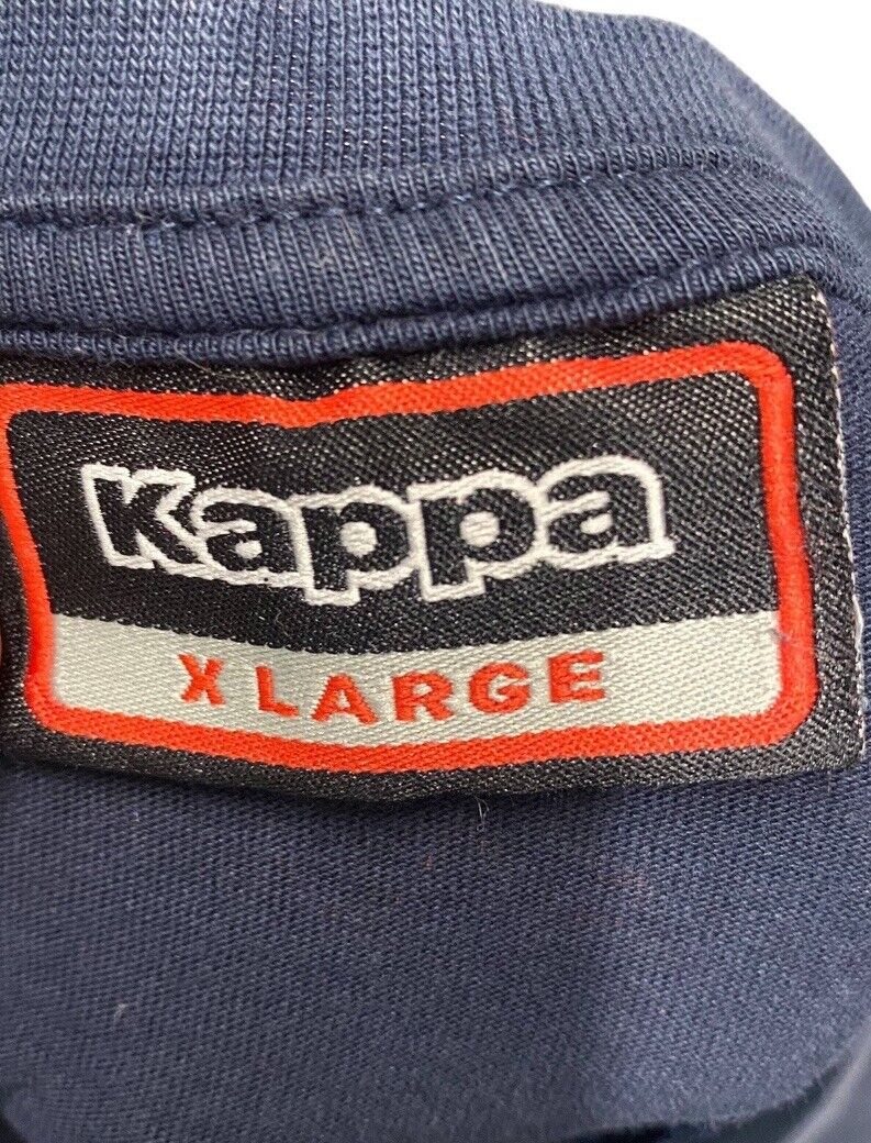 Kappa T-Shirt Navy Mens XL Chest Logo