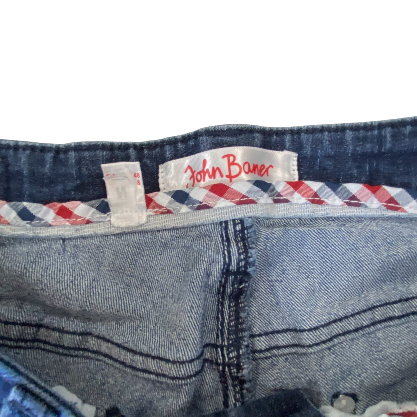 John Baner Jeans Womens Large W30 L31 Blue Denim Bootcut Medium Wash Outdoor