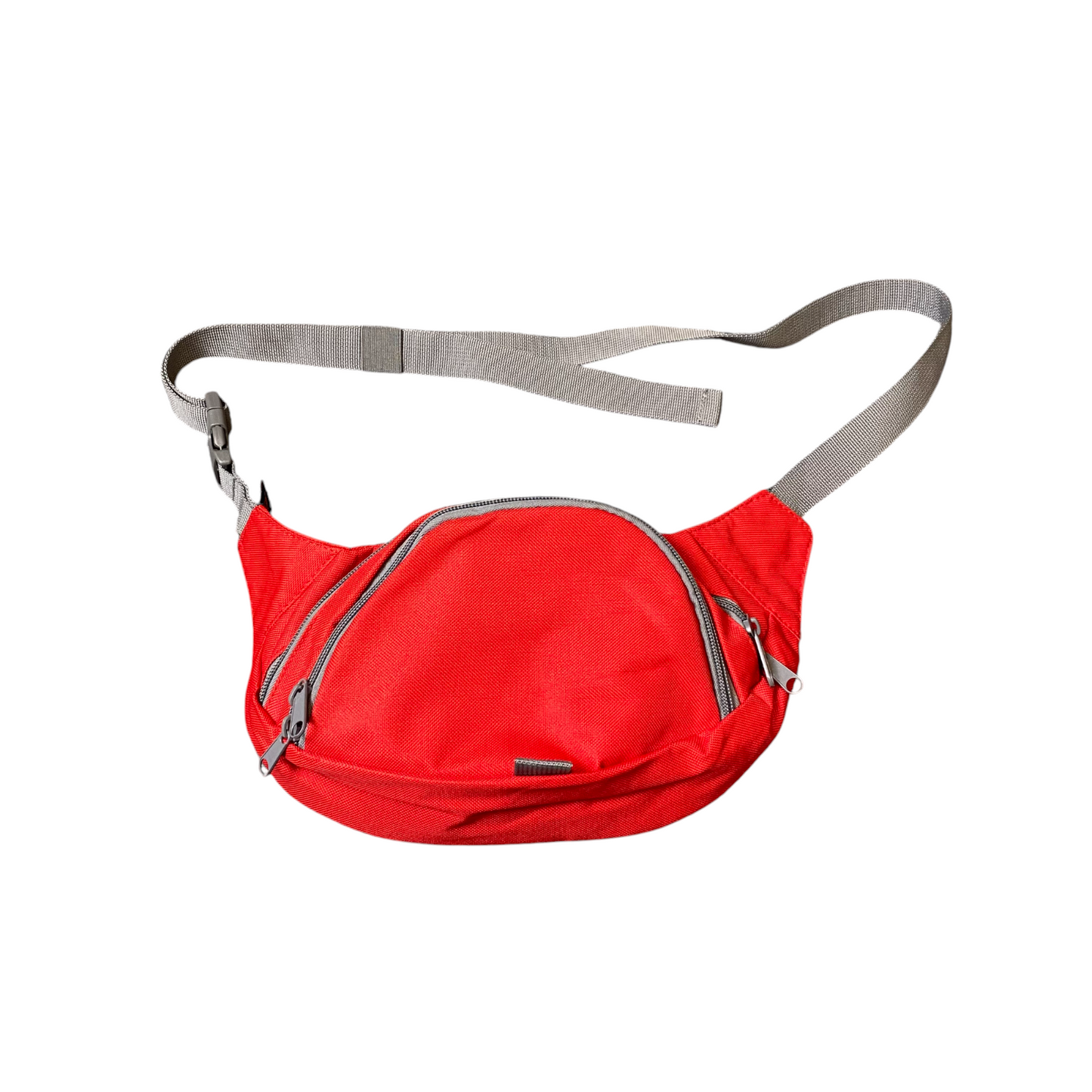 Halfar 1 Unisex Waist Pouch Fanny Pack Red Adjustable Padded 2 Zip Compartments