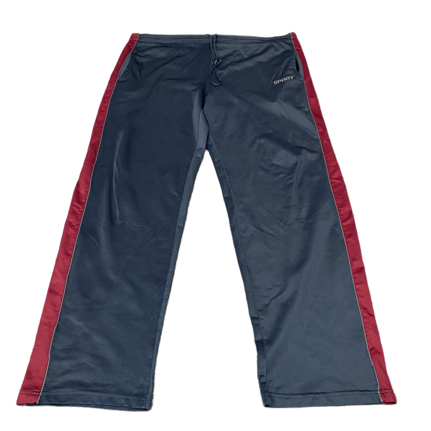 Infinity Sports Joggers Fits as Men 41" Waist Navy Red Drawstring Track Trousers