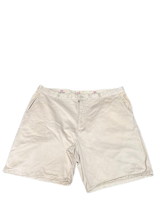 U.S. Polo Assn. Classic Chino Shorts Fits as Mens XL 37" Waist Beige Flat Front