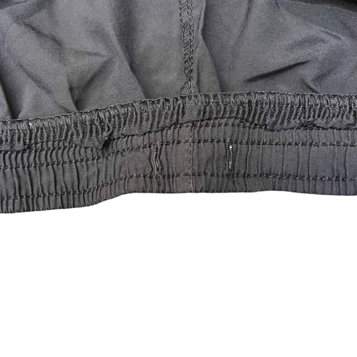 Nike Dri-FIT Running Shorts Fits as Womens Medium 30" Waist Black Dolphin Hem