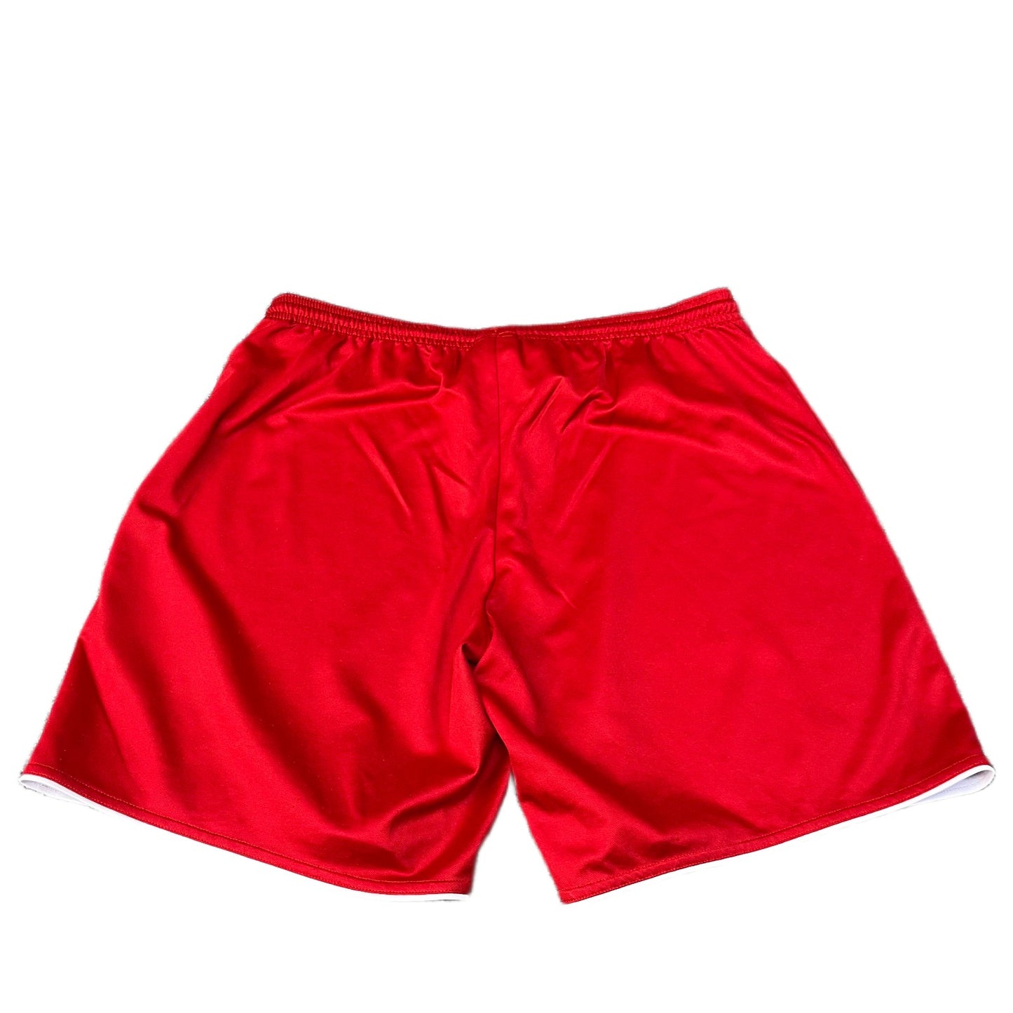 Adidas Climalite Athletic Shorts Mens M 30" Waist Red Gym Training Drawstring
