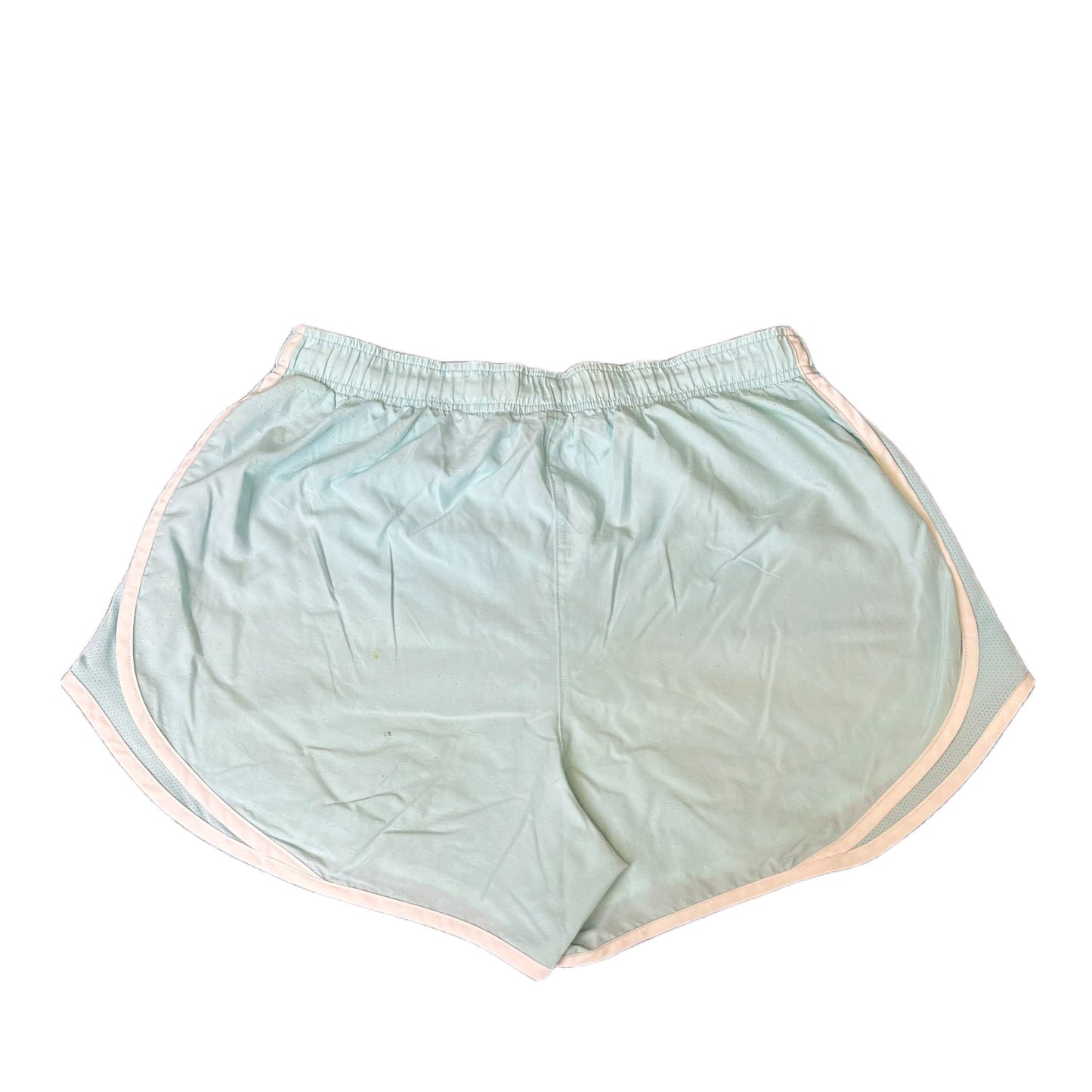 Nike Running Sprinter Shorts Fits as Women M 29" Waist Green Workout Dolphin Hem