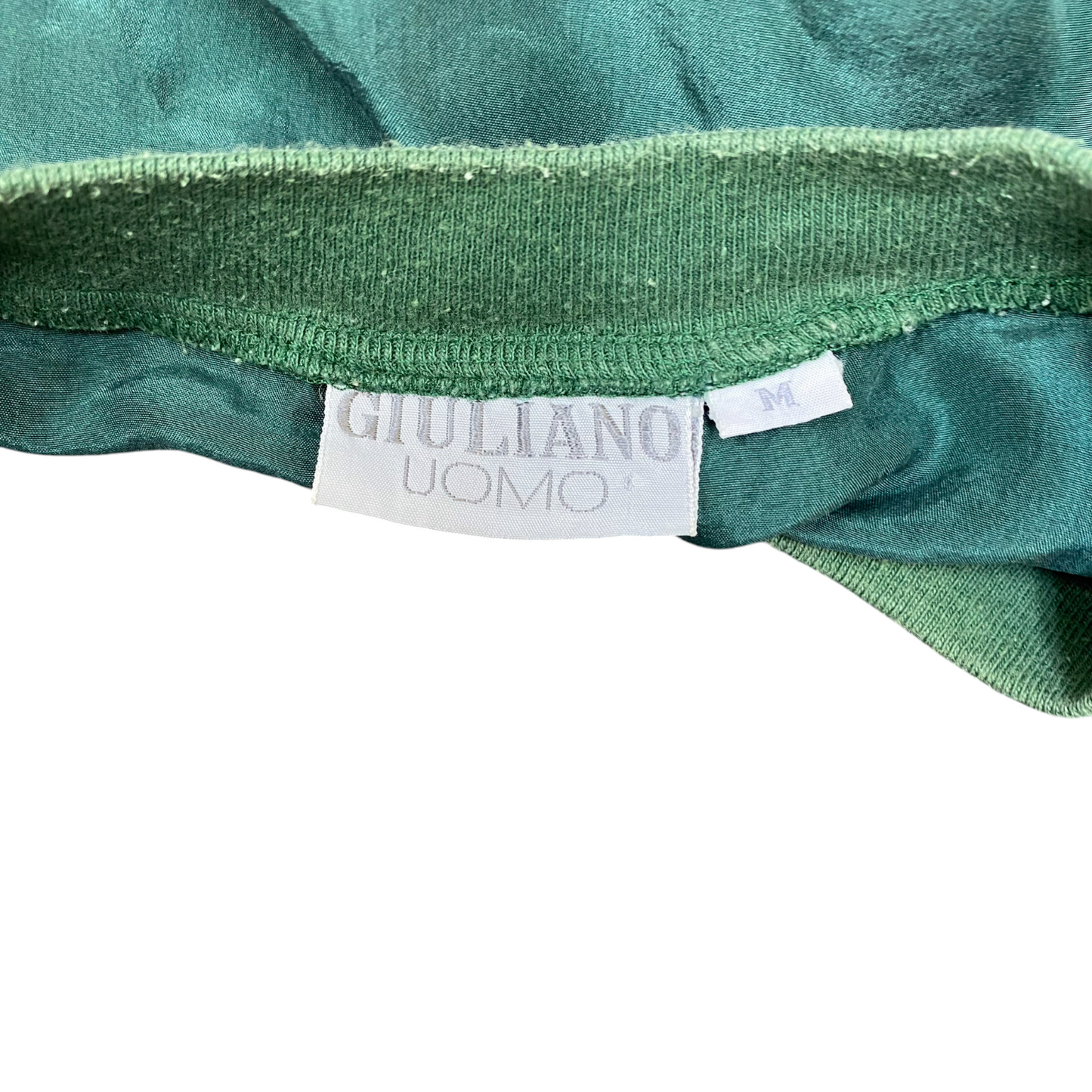 Blouse Top Womens M Green Satin Casual Short Sleeve Crew Neck Comfort Pullover