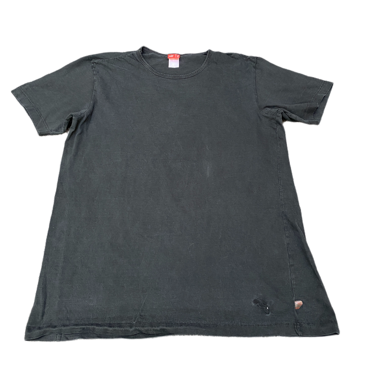 PUMA T-Shirt Womens XL Black Relaxed Fit Short Sleeve Crew Neck Pullover Tee