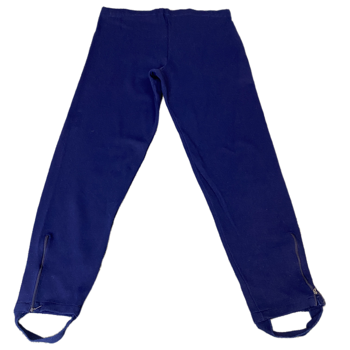 Wear Dated Joggers Fits as Womens 35" Waist Navy Stirrup Lightweight Trousers