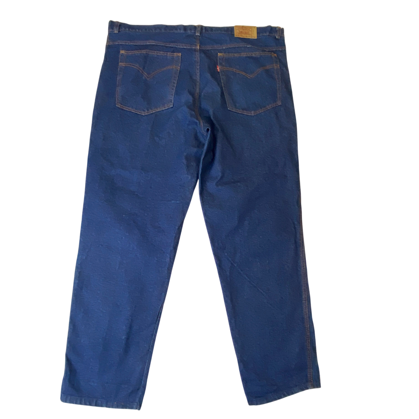 Levi's 501 Jeans Mens XL W47 L33 Blue Denim Red Tab Medium Wash Straight Leg