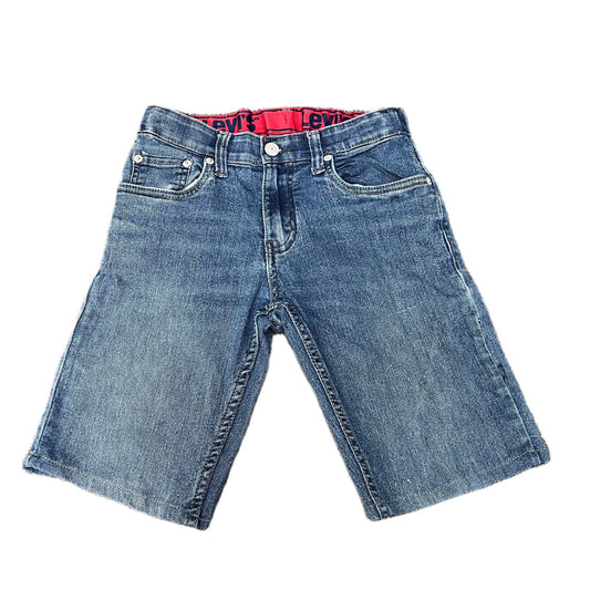 Levi's 511 Denim Shorts Fits as Boys XS 24" Waist Blue Slim Fit Adjustable Waist
