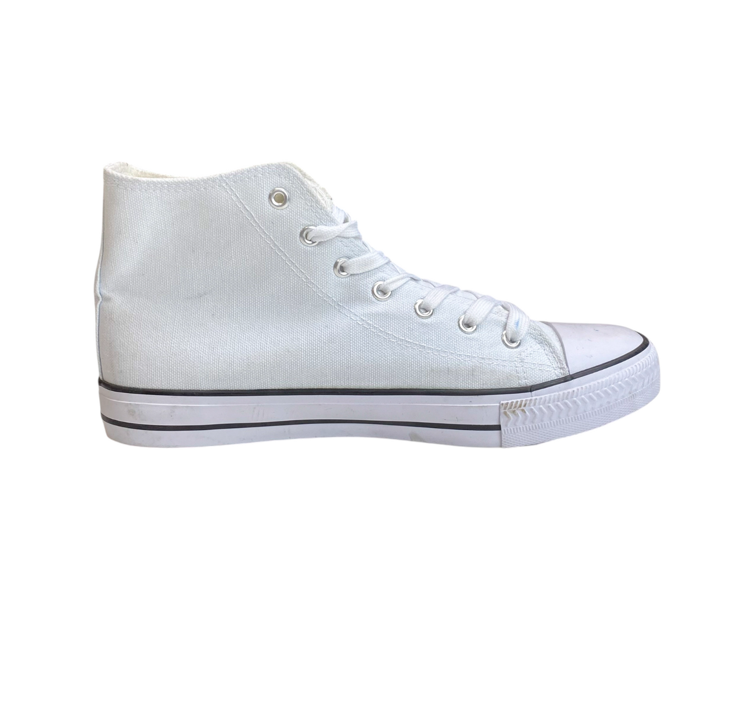 Converse Chuck Taylor All Star Sneakers Men's UK 7.5 White Canvas High Top