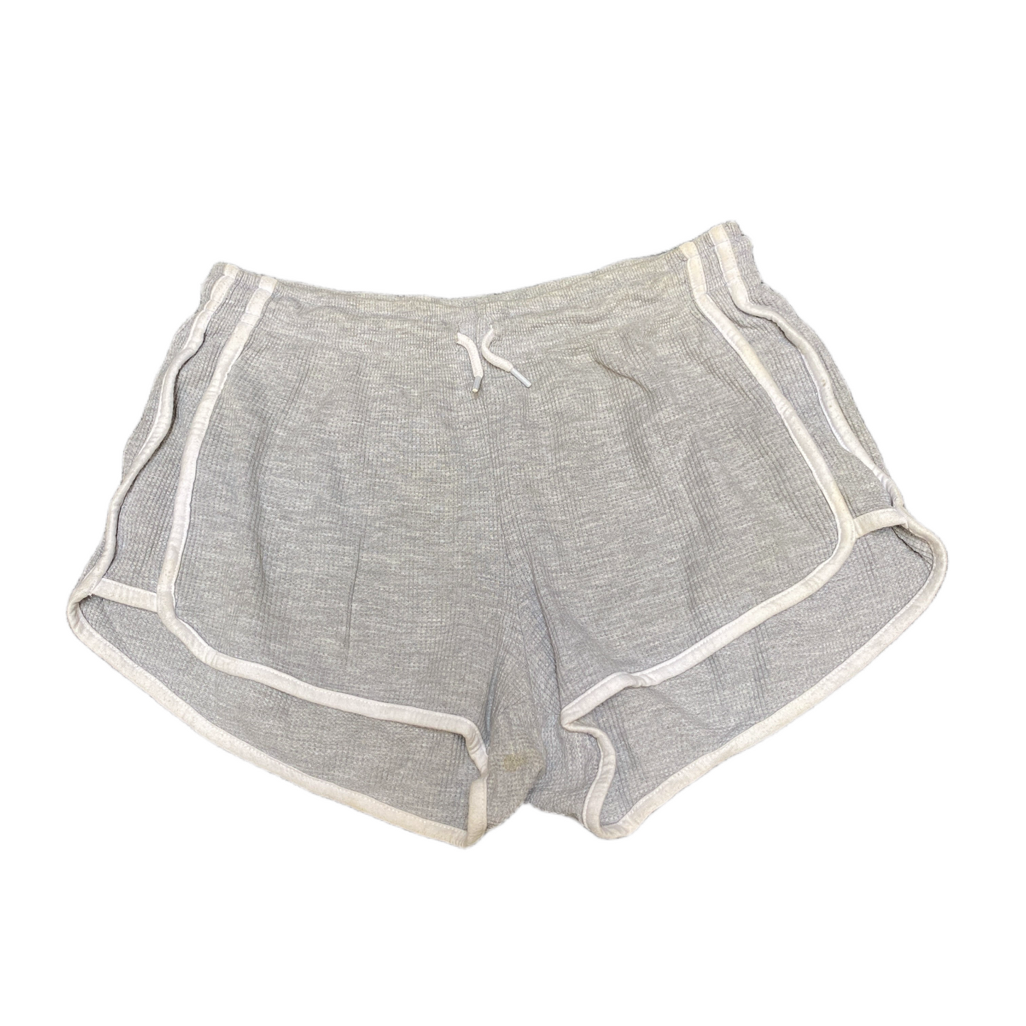 Running Sprinter Shorts Women M 28" Waist Grey Athletic Gym Workout Dolphin Hem