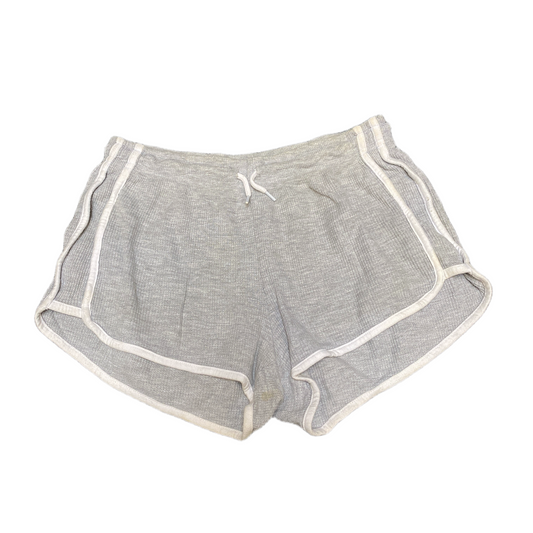 Running Sprinter Shorts Women M 28" Waist Grey Athletic Gym Workout Dolphin Hem