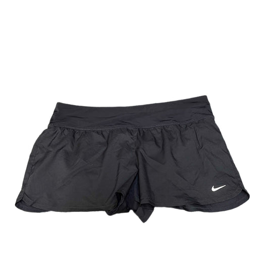 Nike Dri-FIT Running Shorts Womens Large 32" Waist Black Performance Pull On