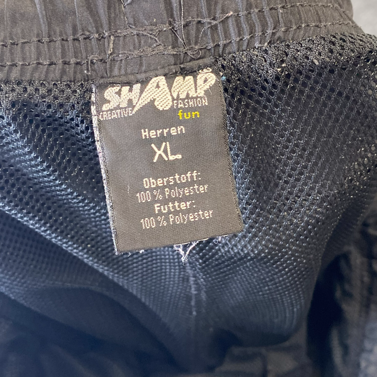 Shamp Joggers Mens XL Black Elastic Waist Thermal Lined Tapered Leg Track Pants