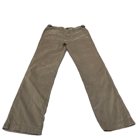 Dockers D1 Chino Pants Fits as Mens 31" Waist Brown Buckle Waistband Trousers