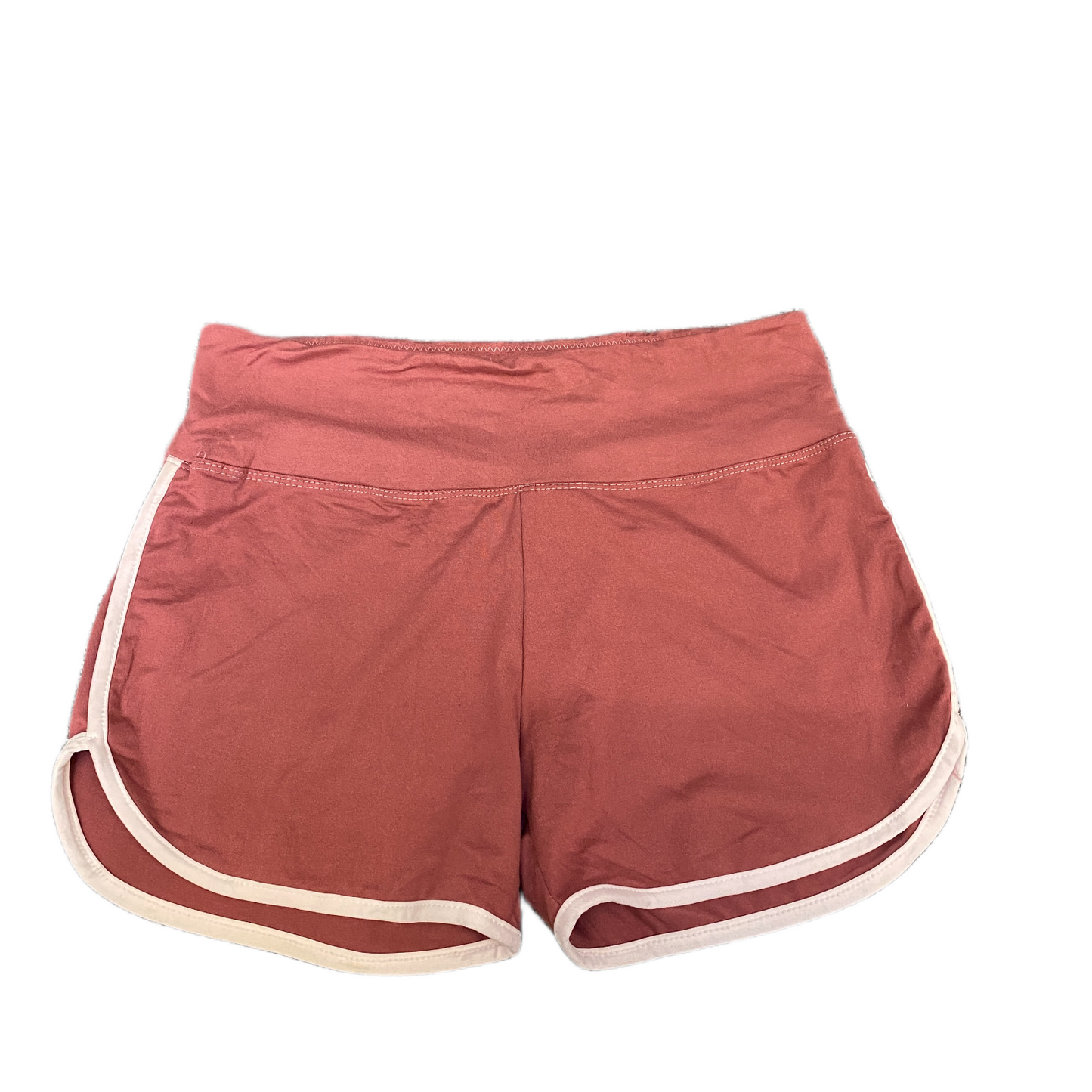 Running Sprinter Shorts Women M 26" Waist Pink Athletic Gym Workout Dolphin Hem