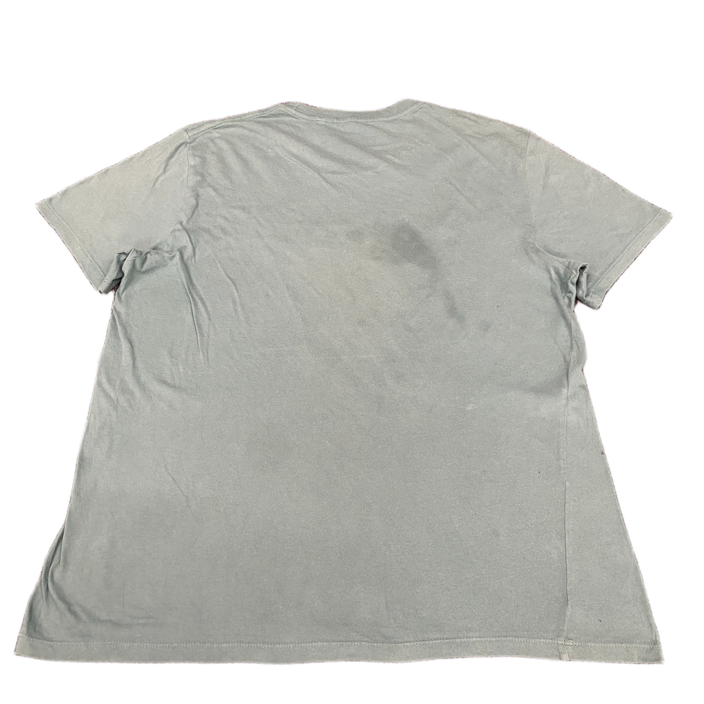 Guess T-Shirt Womens Large Grey White Graphic Print Short Sleeve Crew Neck