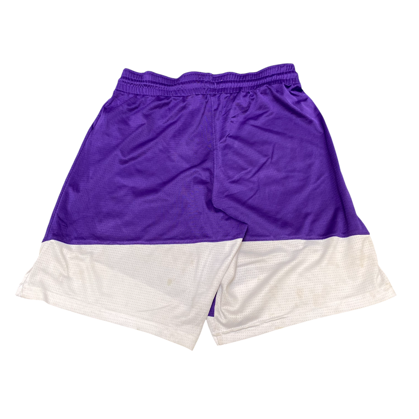 Washington Elite Nike Running Shorts Men Small Purple White Dri Fit Allover Mesh