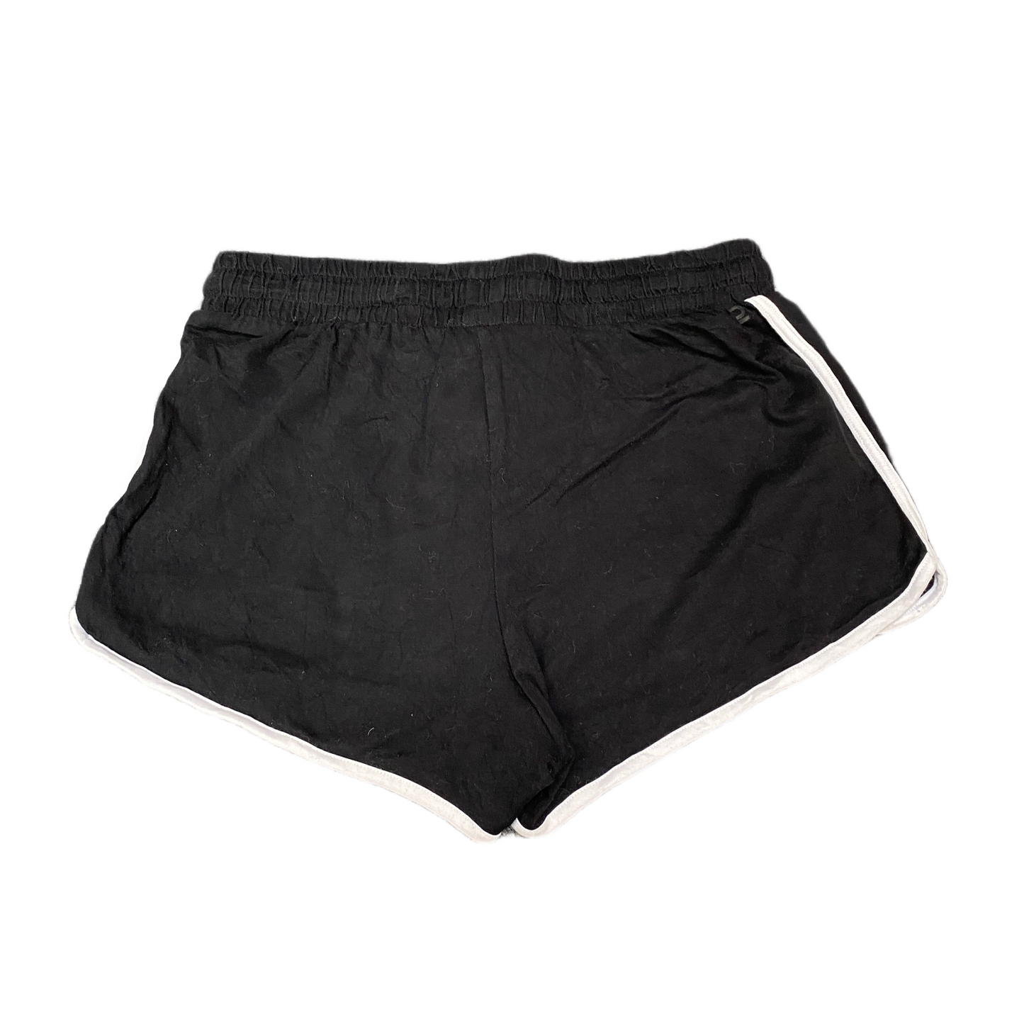 Running Sprinter Shorts Womens S 27" Waist Black Athletic Workout Dolphin Hem