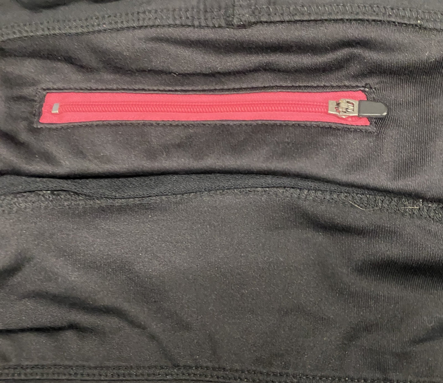 Athletic Shorts Womens 2XL 35" Waist Black Stretch Dolphin Hem Elastic Waist