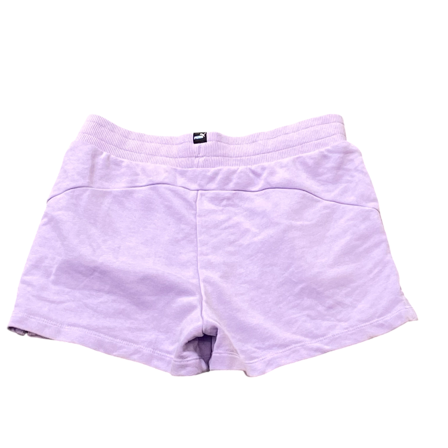 PUMA Sprinter Running Shorts Girls 25W Purple Elastic Waist Drawstring Athletic