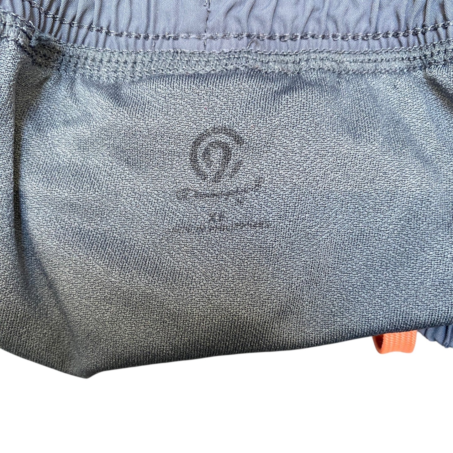 Athletic Running Shorts Womens S 23" Waist Grey Stretch Dolphin Hem Drawstring