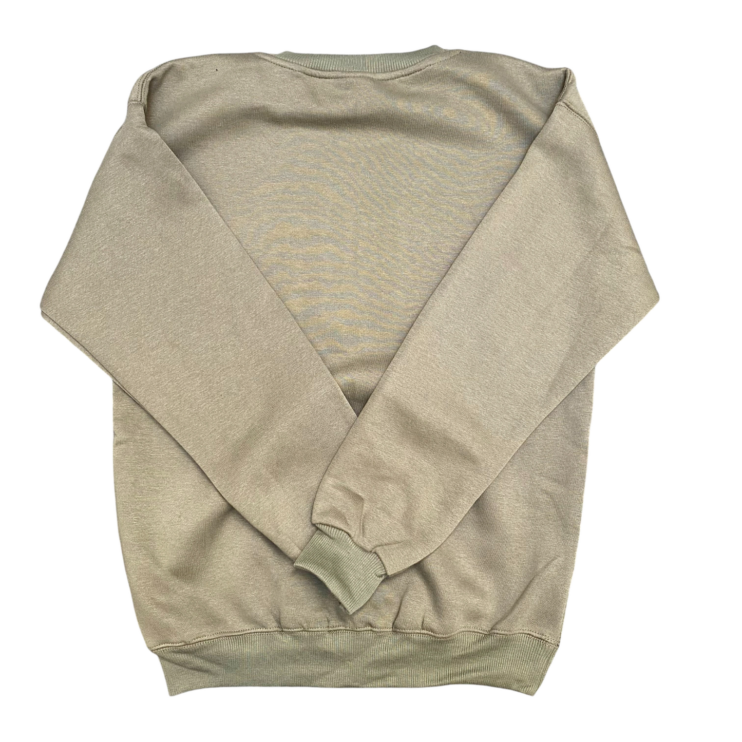 Nike Reworked Sweatshirt Mens S Green Heather Embroidered Long Sleeve Crew Neck