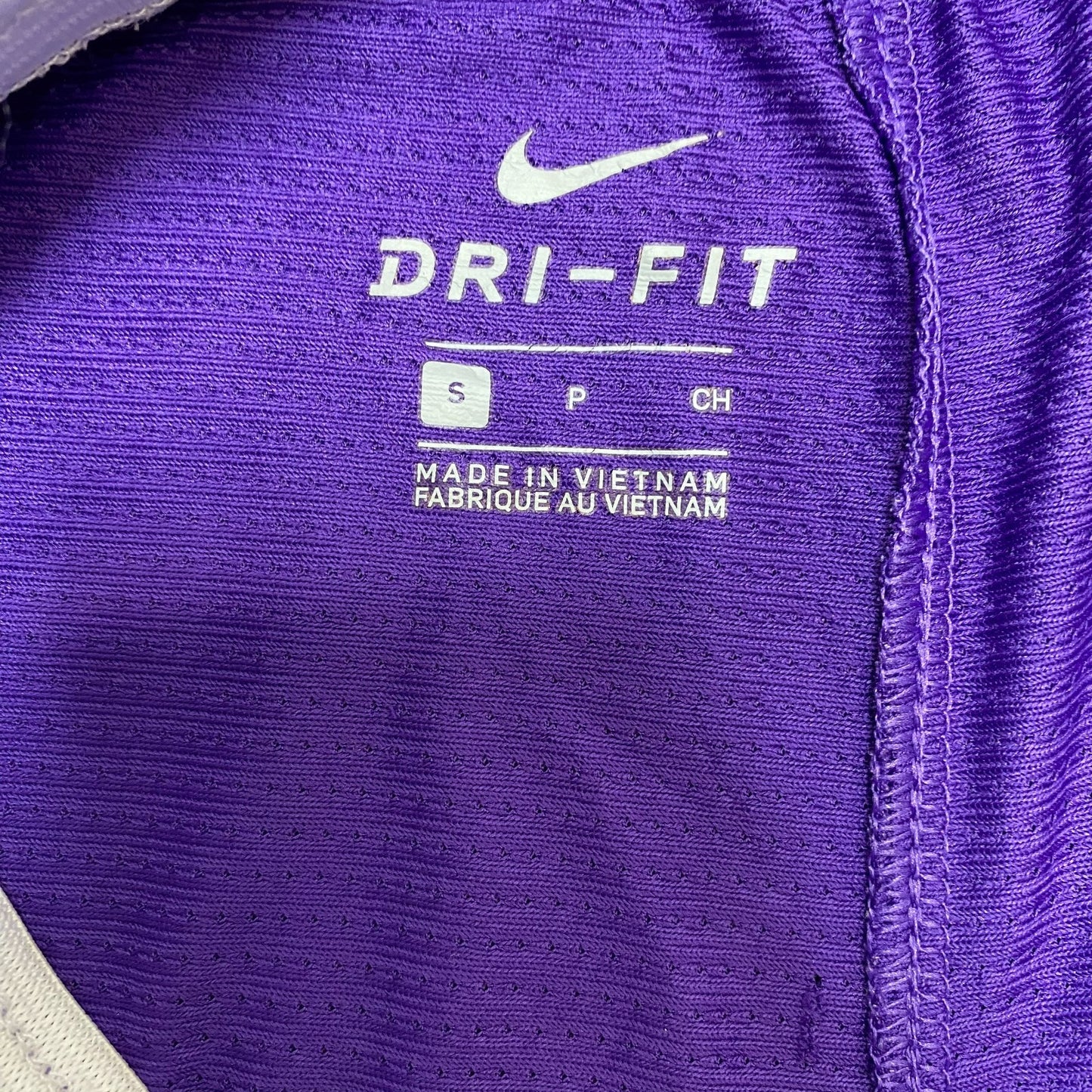 Washington Elite Nike Running Shorts Men Small Purple White Dri Fit Allover Mesh