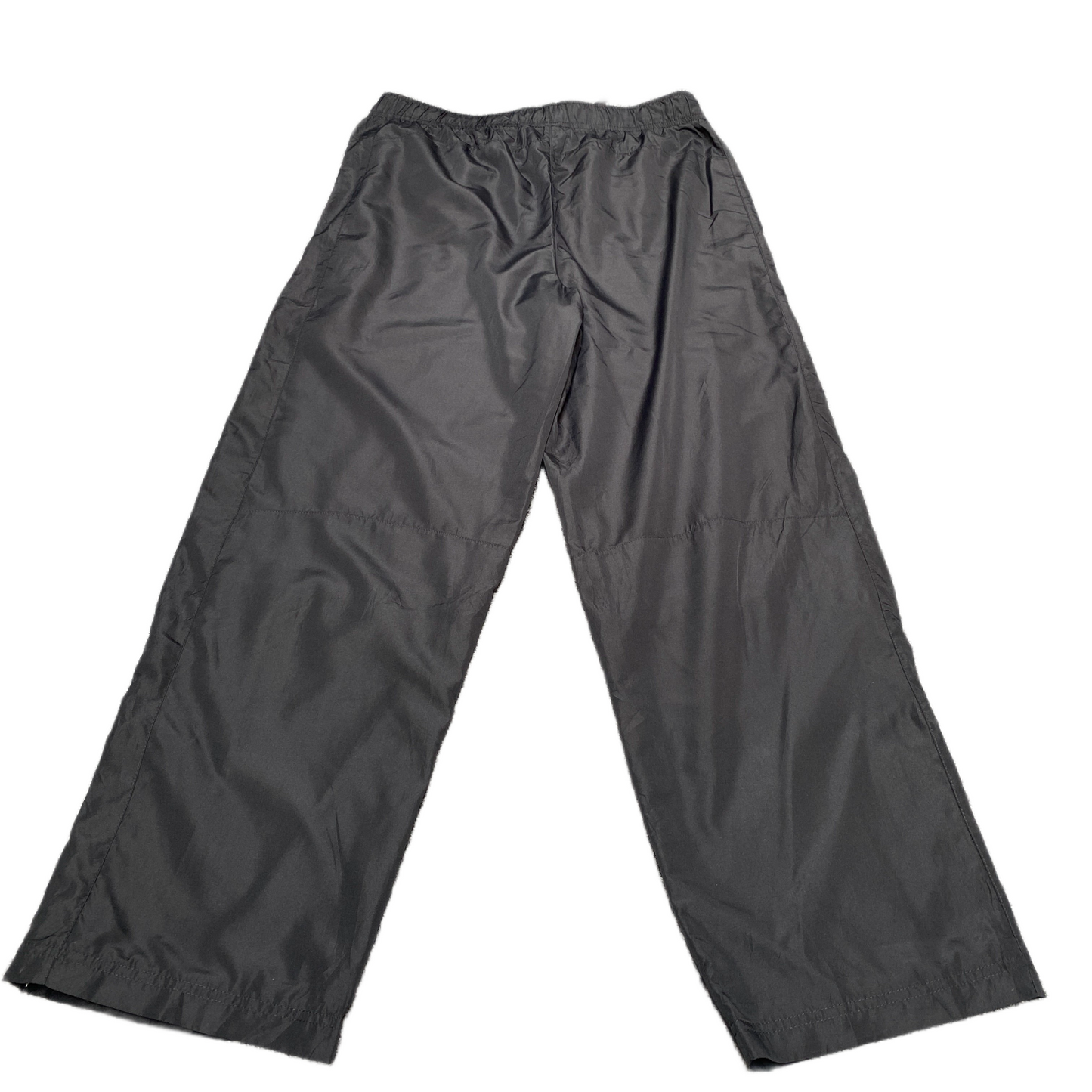 Starter Joggers Fits as Womens 33" Waist Black Lined Ankle Zip Track Trouser