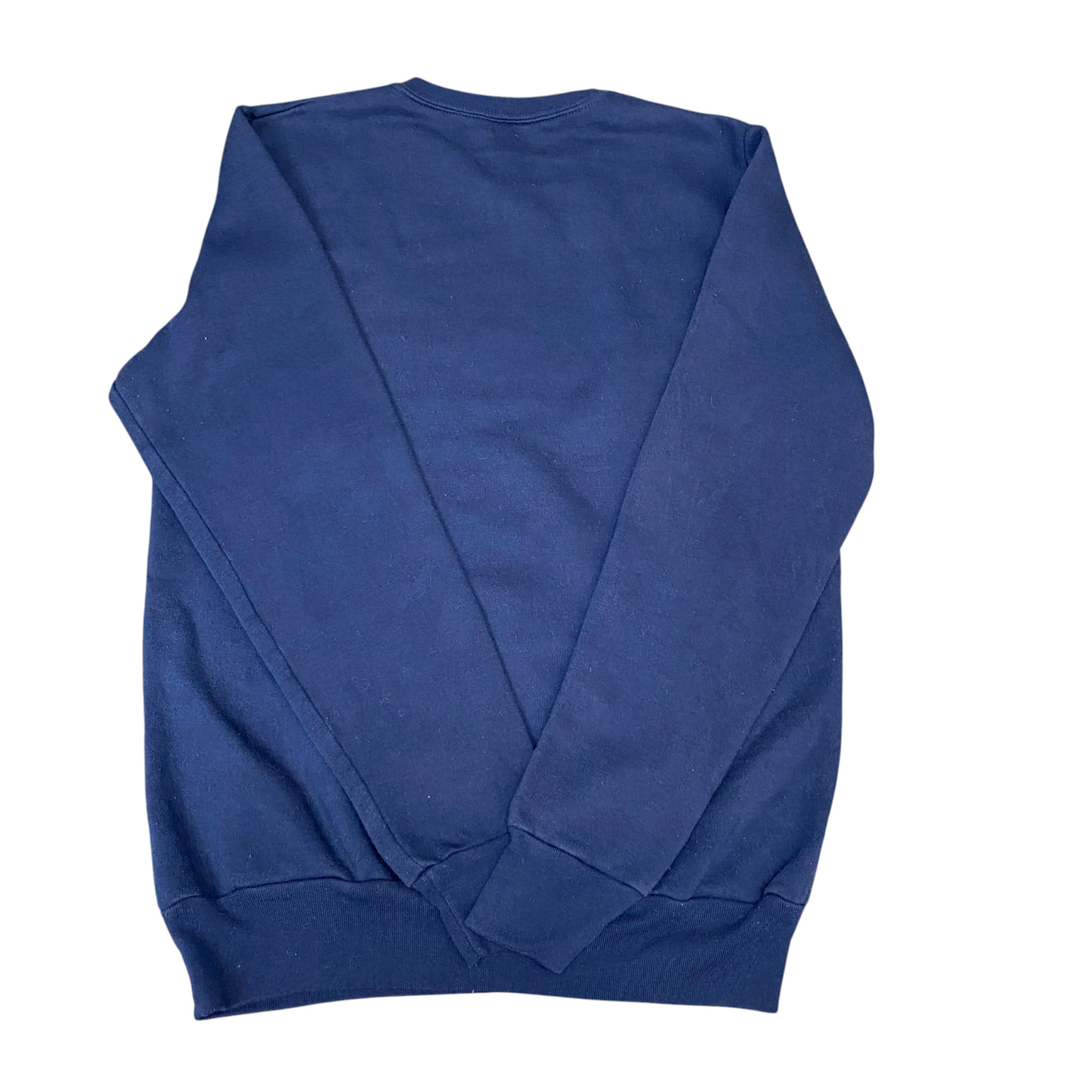 Sweatshirt Mens Small Blue Churchill Graphic Print Crew Neck Long Raglan Sleeve