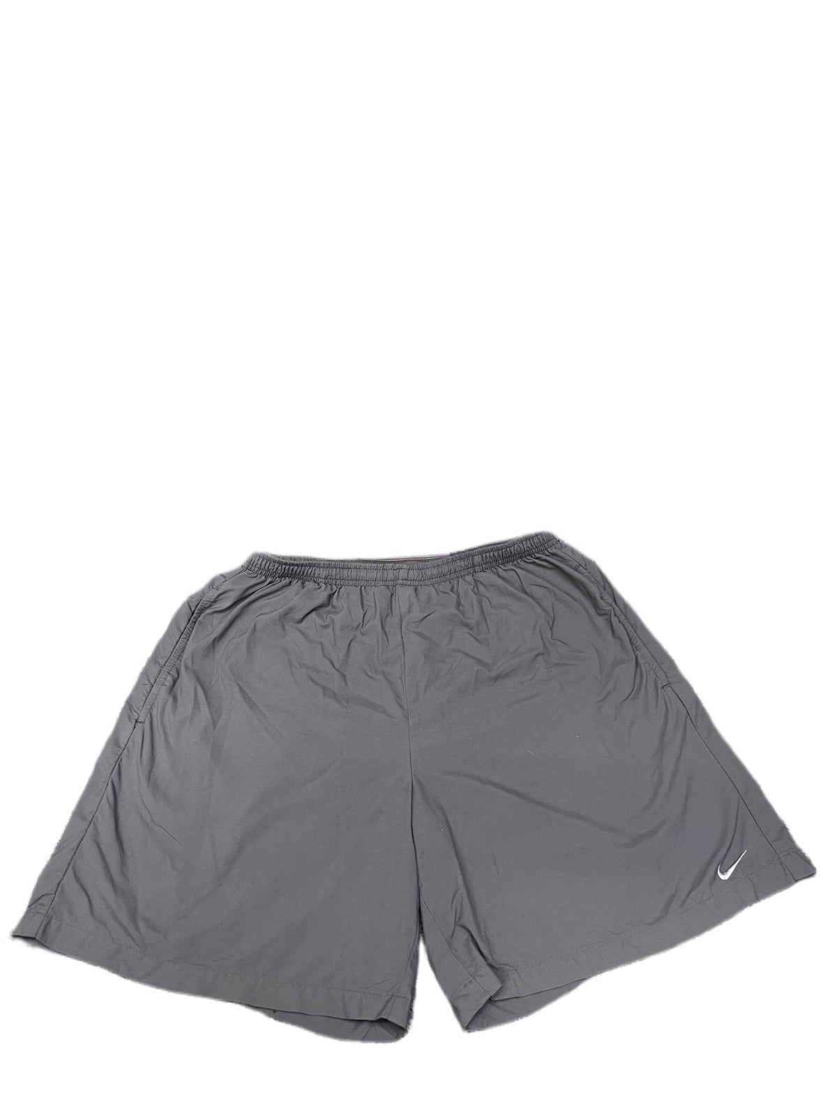 Nike Dri-FIT Athletic Shorts Fits as Men XS 28" Waist Grey Elastic Waist Pull On