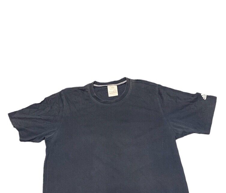 Adidas T-Shirt Navy Mens L Chest Logo