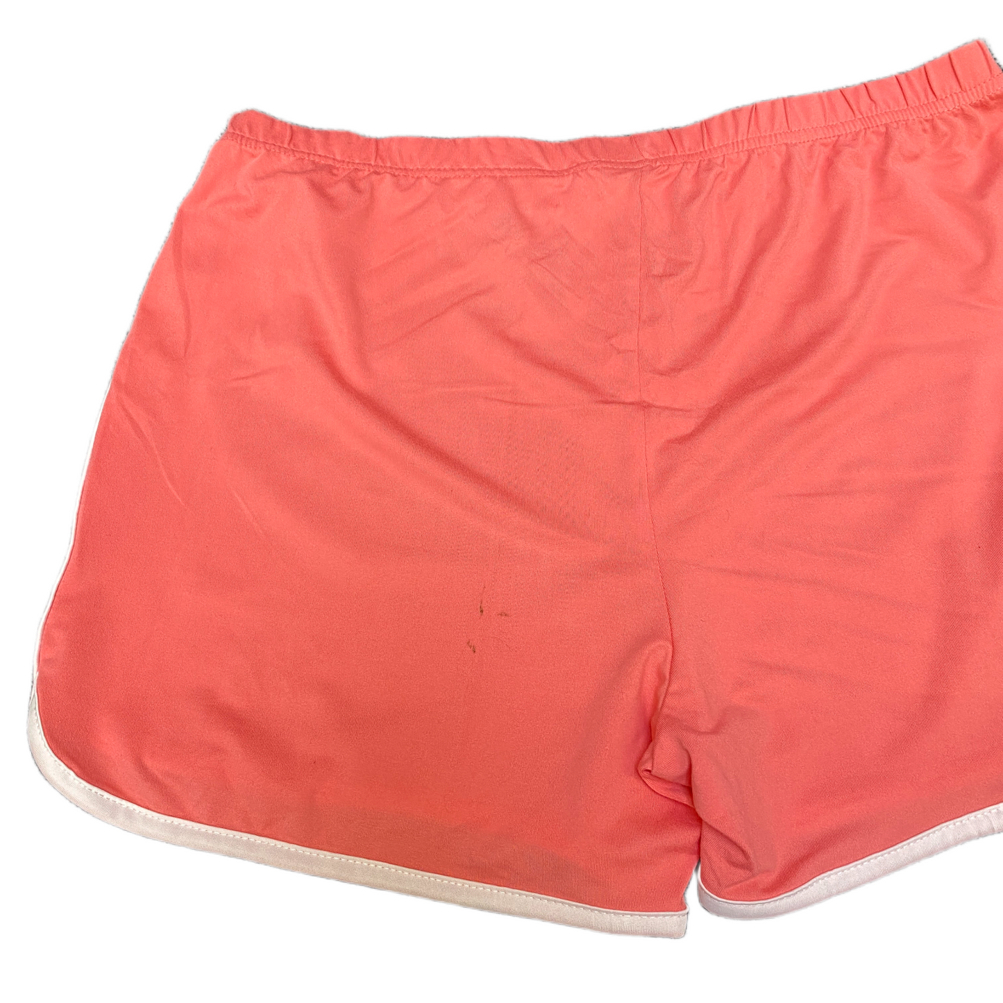 Running Sprinter Shorts Womens XL 30" Waist Peach Athletic Workout Dolphin Hem
