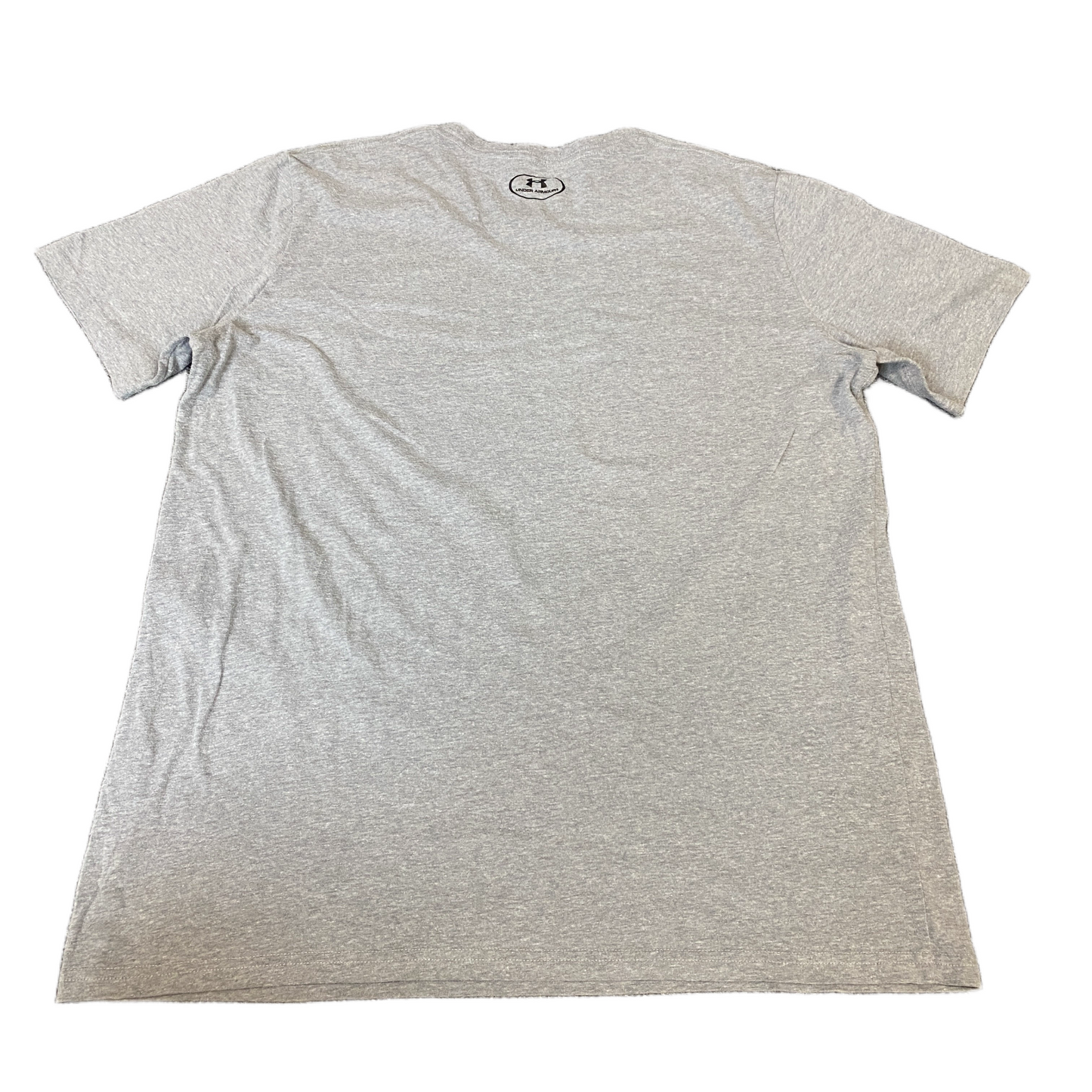 Under Armour T-Shirt Mens Large Grey Graphic Logo Short Sleeve Crew Neck Tee