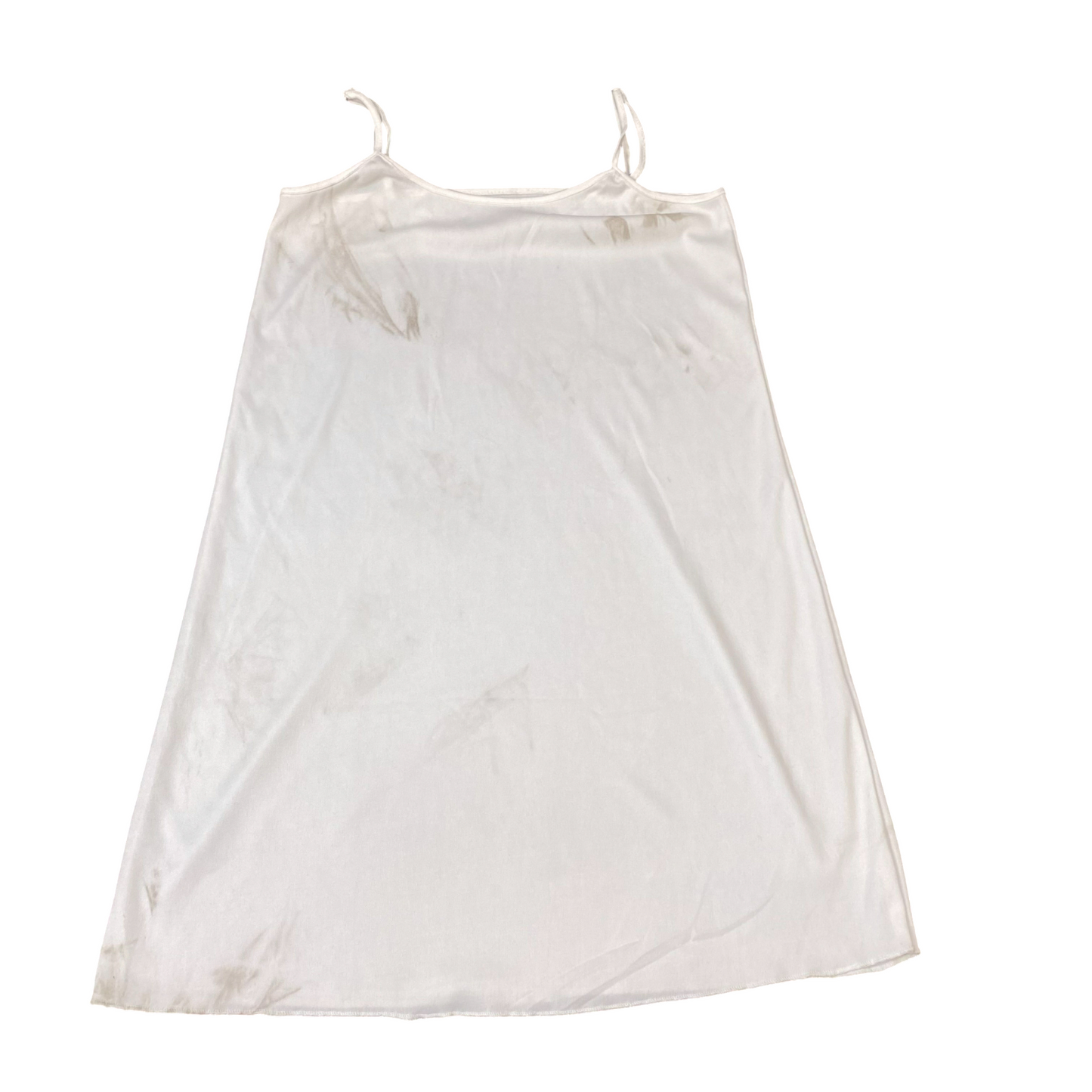 Camisole Top Womens S White Solid Spaghetti Straps Pullover Casual Outdoor