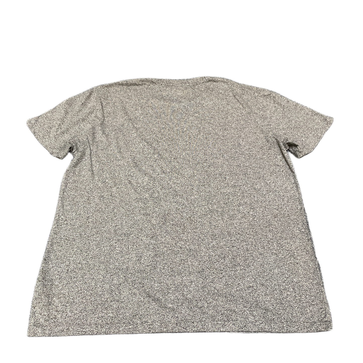 Ralph Lauren T-Shirt Womens Large Grey Heather Pony Logo Crew Neck Pullover Tee