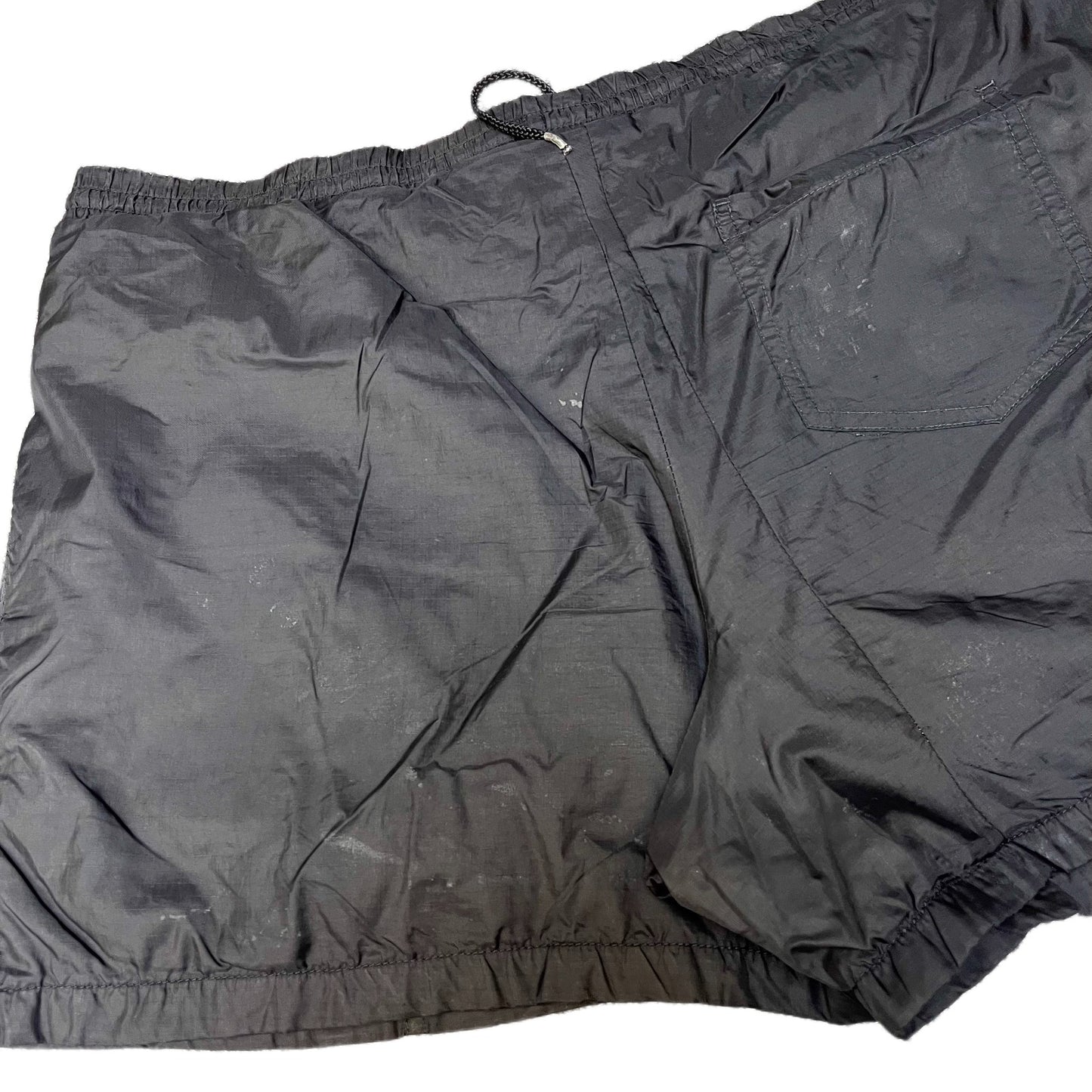 Vtg 90s Nike Windrunner Shorts Fits as Womens 2XL 40" Waist Black Drawstring