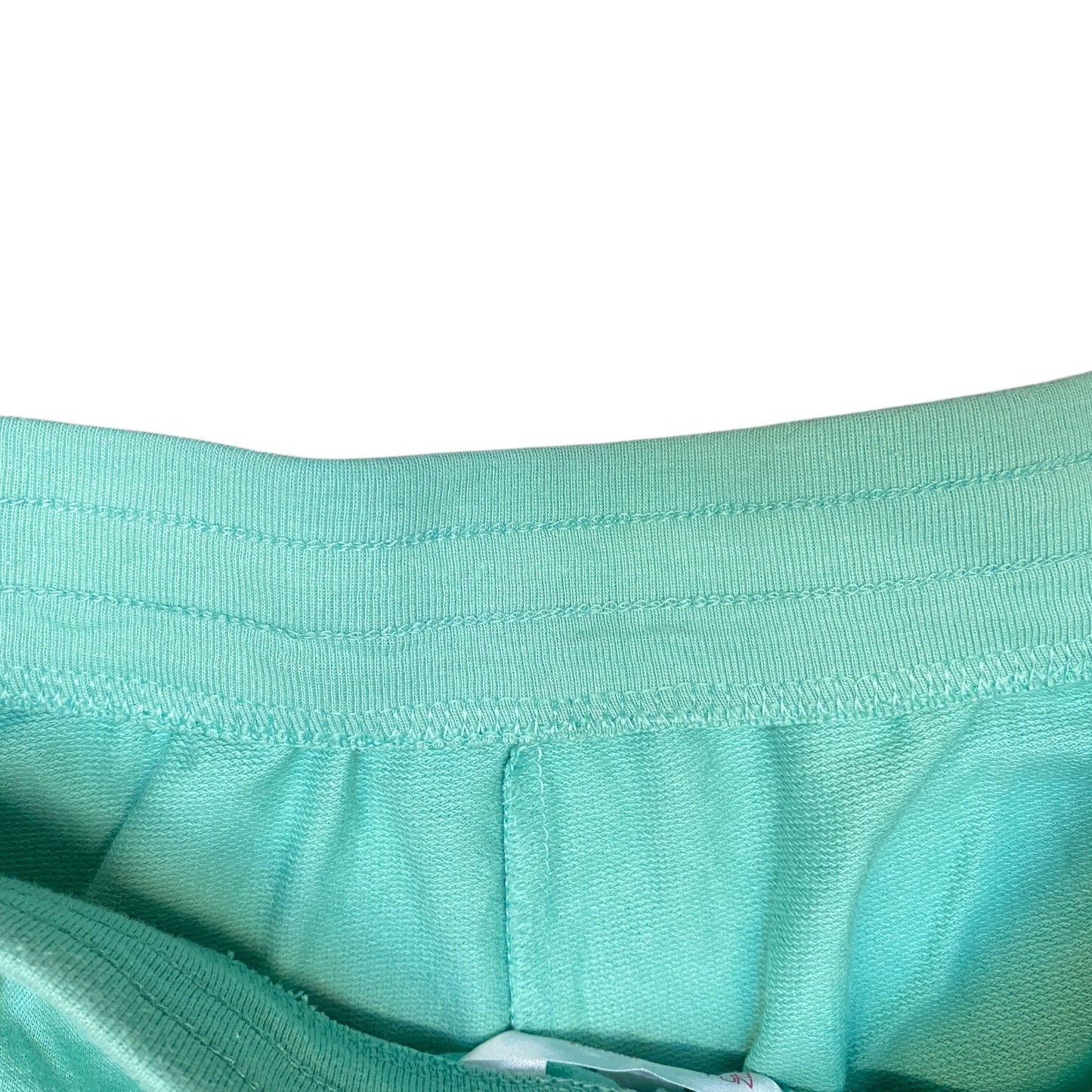 Running Sprinter Shorts Womens M 26" Waist Teal Athletic Workout Gym Dolphin Hem