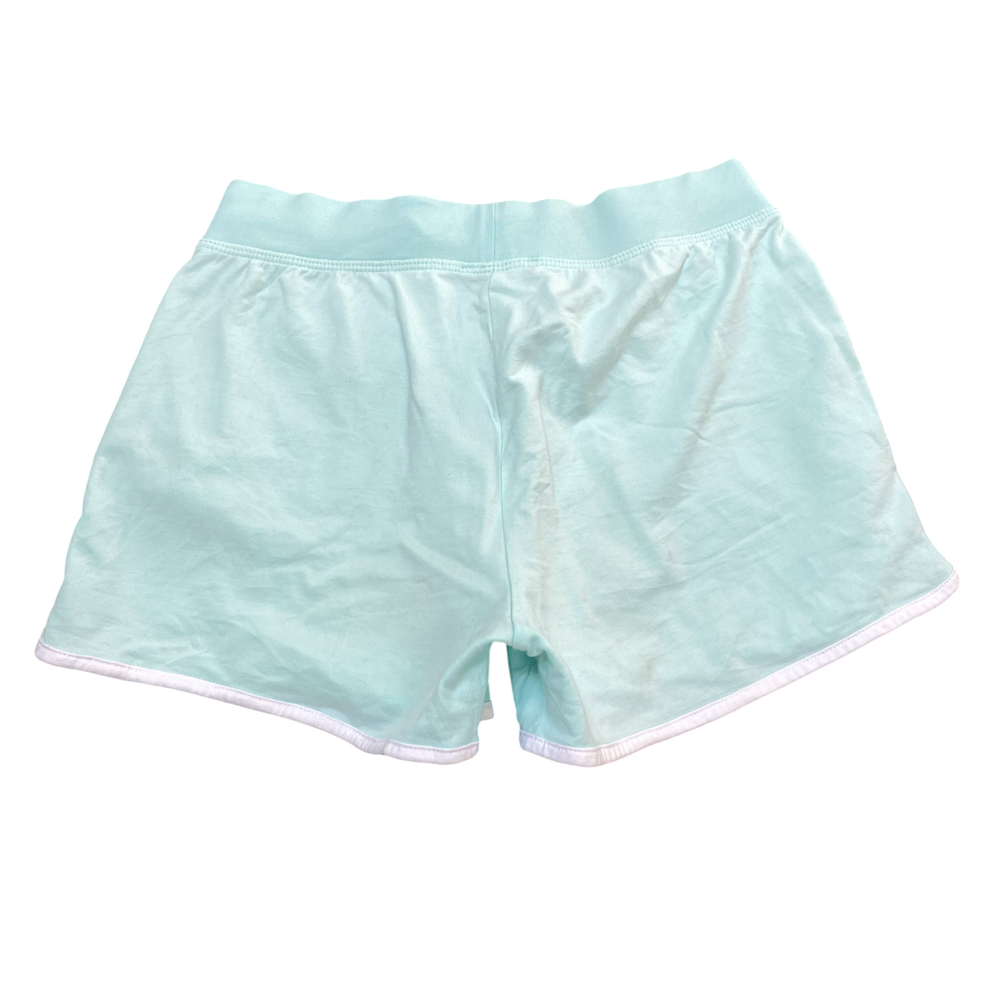 Okaidi Sprinter Running Shorts Women 24W Green Elastic Waist Drawstring Athletic
