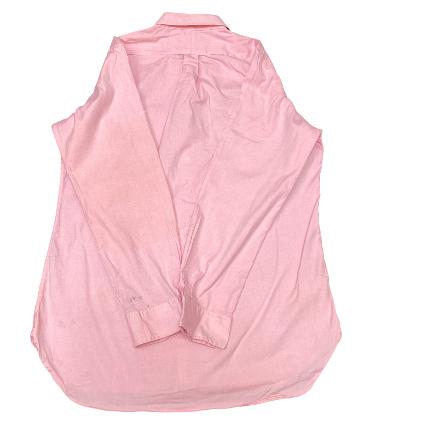 Ralph Lauren Formal Shirt Mens M Pink Long Sleeve Pony Logo Button Down