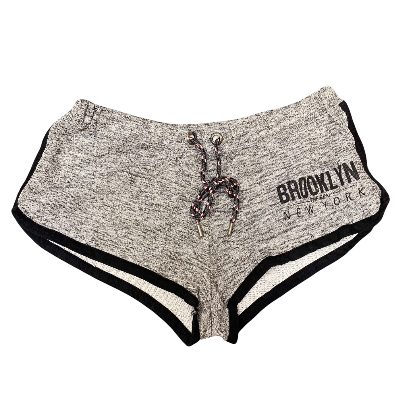 Brooklyn Sprinter Shorts Womens S Grey Knit Running Training Drawstring Outdoor