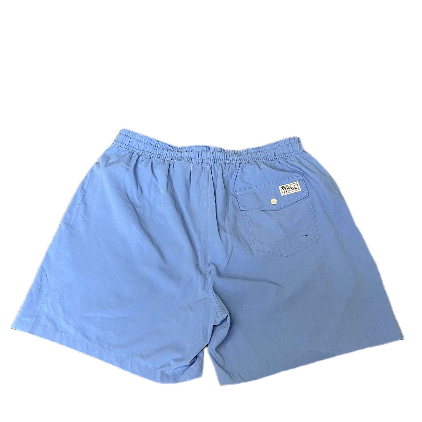 Polo Ralph Lauren Swim Trunks Board Shorts Fits as Mens L 33" Waist Blue Lined